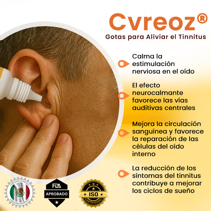 Cvreoz® Gotas para Aliviar el Tinnitus