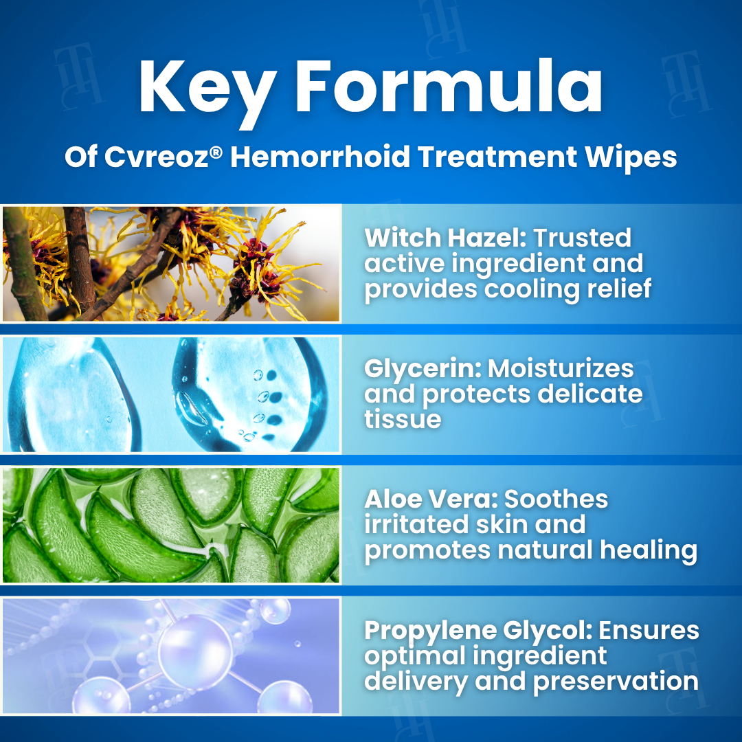 Cvreoz® Hämorrhoiden Behandlungstücher