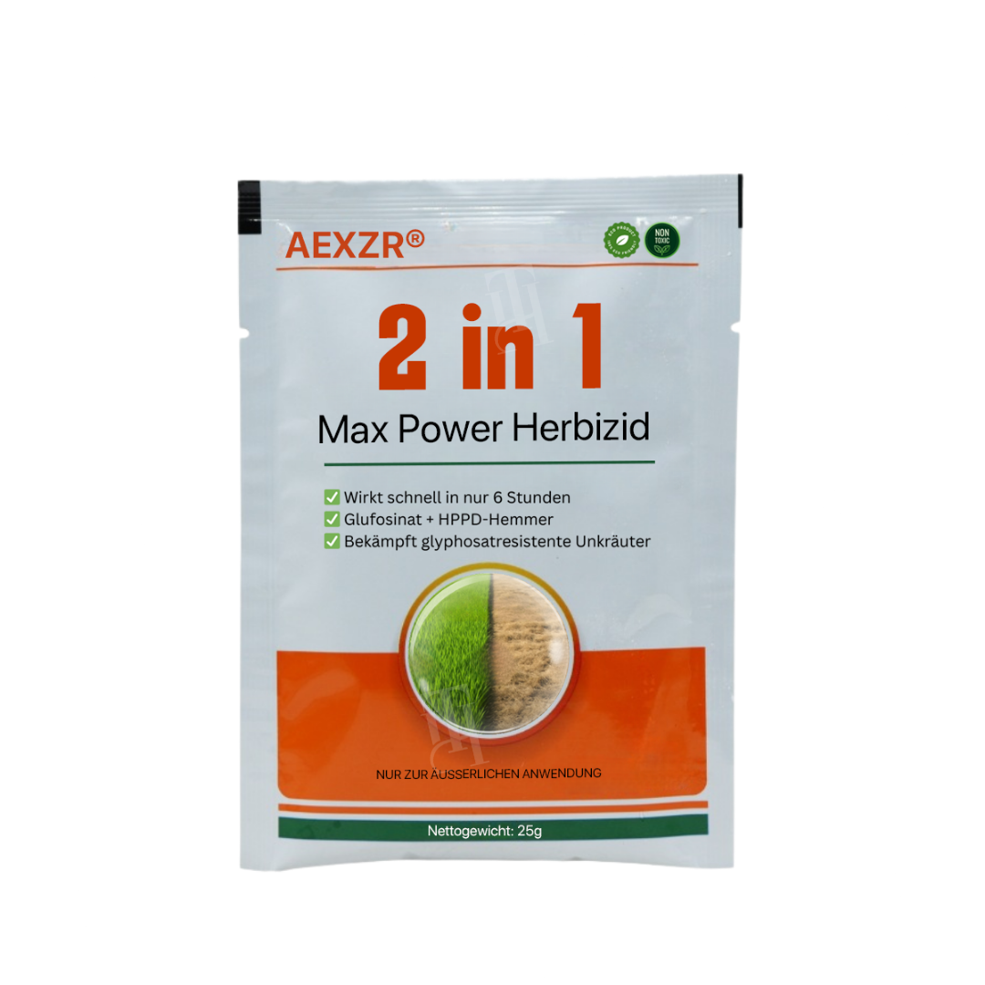 AEXZR® 2-in-1 Max Power Herbizid – 6-Stunden-Wirkung – Kein Warten mehr