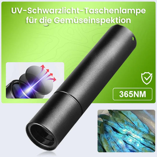 Billhol® UV-Schwarzlicht-Taschenlampe für die Gemüseinspektion