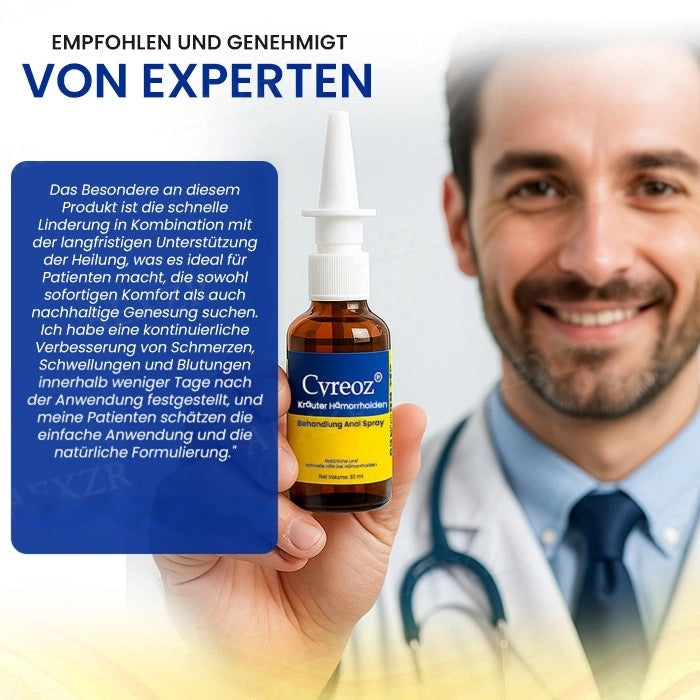[Offizieller Shop] Cvreoz® Kräuter Hämorrhoiden Behandlung Anal Spray — In 7 Tagen schmerzfrei – garantiert!