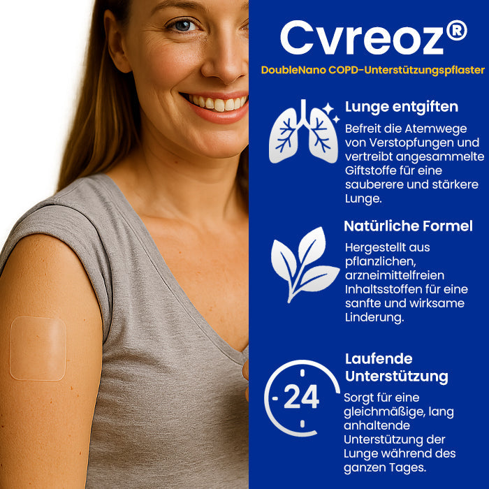 Cvreoz® DoubleNano COPD-Unterstützungspflaster