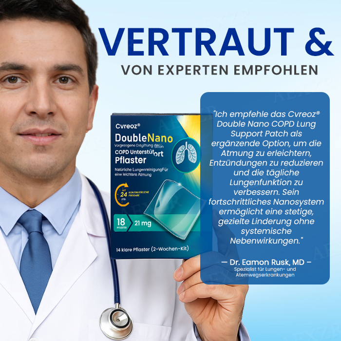 Cvreoz® DoubleNano COPD-Unterstützungspflaster