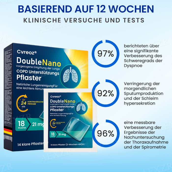Cvreoz® DoubleNano COPD-Unterstützungspflaster