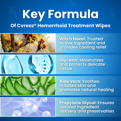 Cvreoz® Hämorrhoiden Behandlungstücher