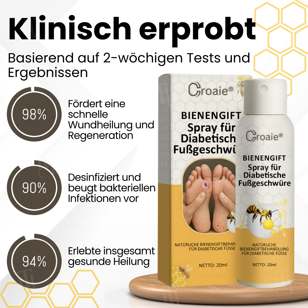 Croaie® Bienengift Spray für Diabetische Fußgeschwüre