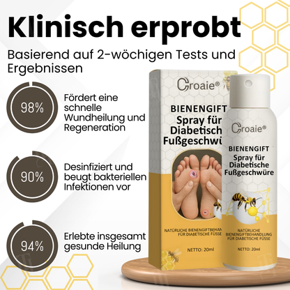 Croaie® Bienengift Spray für Diabetische Fußgeschwüre