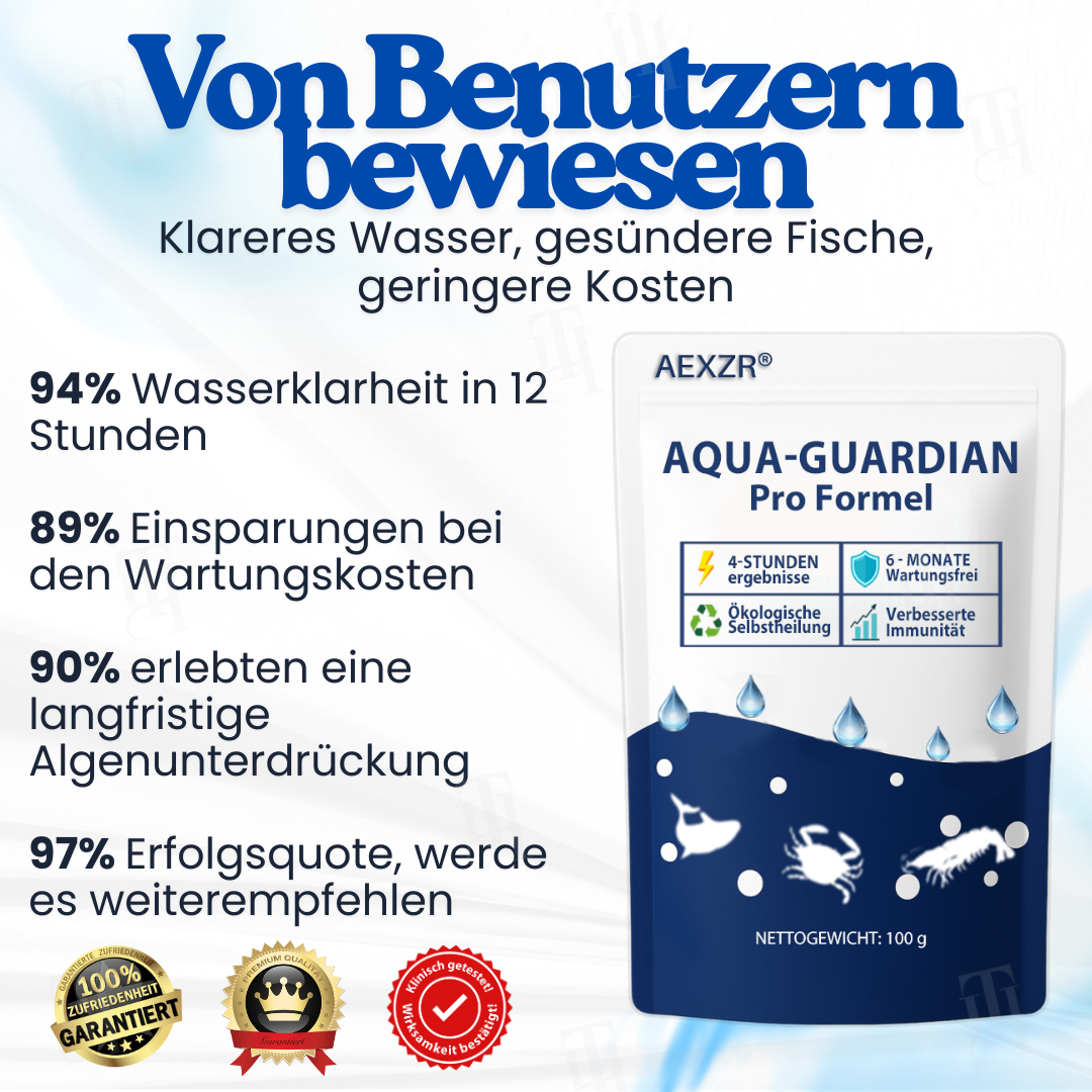 AEXZR® Aqua-Guardian Pro Formel– 12-Stunden-Bio-Formel für nachhaltiges, sicheres Wasser