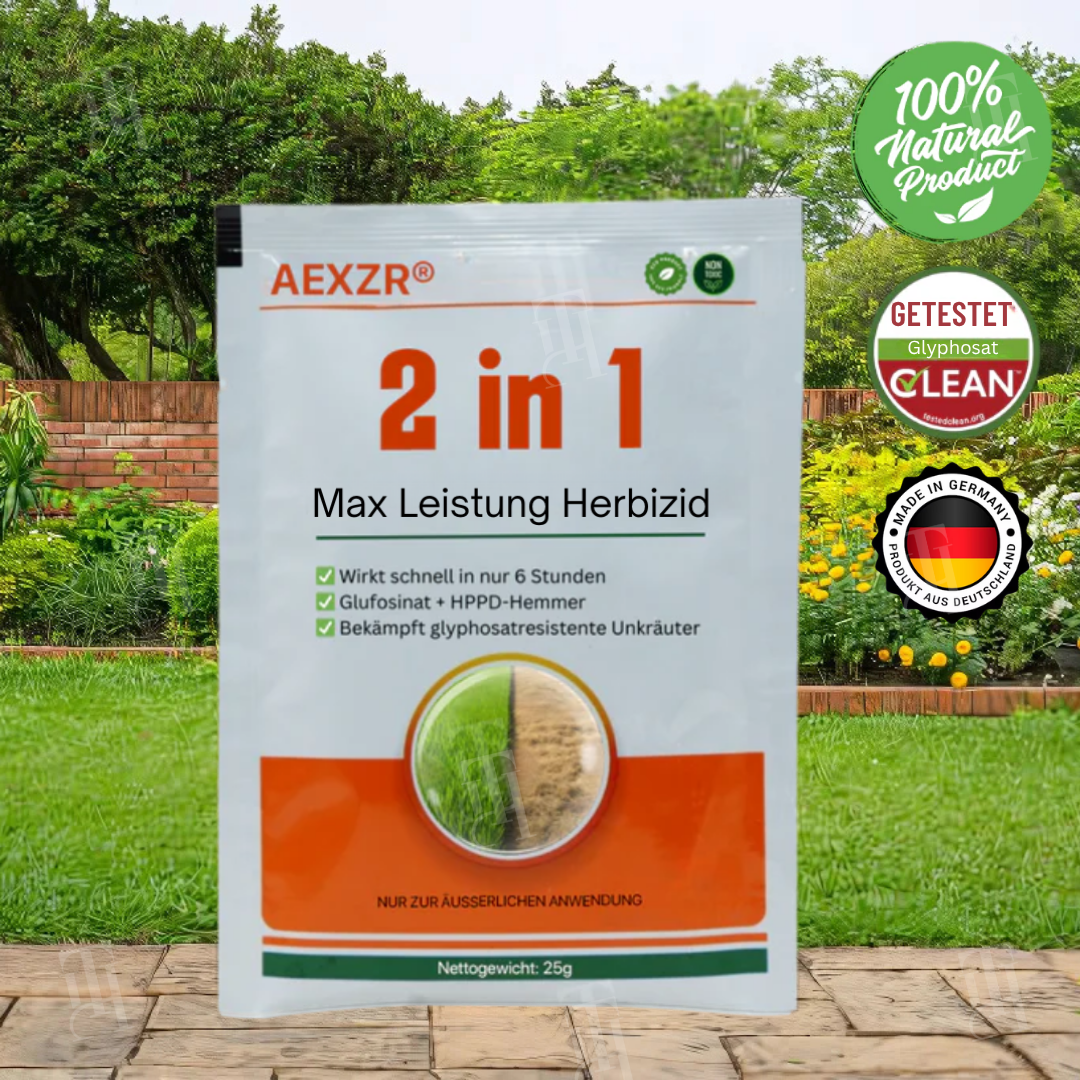 [Offizieller Shop] AEXZR® 2-in-1 Max Leistung Herbizid – 6-Stunden-Wirkung – Kein Warten mehr