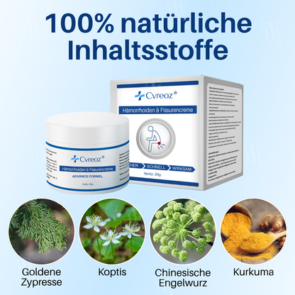 [Offizieller Shop] Cvreoz® Hämorrhoiden & Fissurencreme-In 7 Tagen schmerzfrei – garantiert!