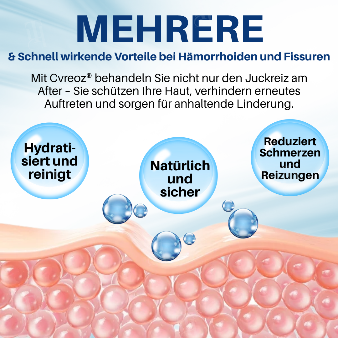 [Offizieller Shop] Cvreoz® Hämorrhoiden & Fissurencreme-In 7 Tagen schmerzfrei – garantiert!