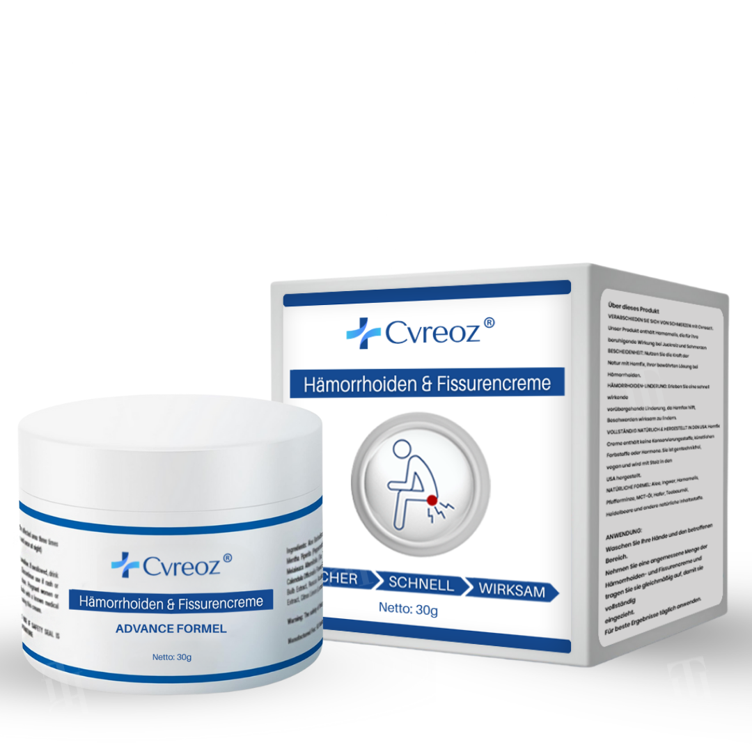 [Offizieller Shop] Cvreoz® Hämorrhoiden & Fissurencreme-In 7 Tagen schmerzfrei – garantiert!
